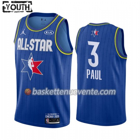 Maillot Basket Oklahoma City Thunder Chris Paul 3 All-Star Jordan Brand Bleu Swingman - Enfant